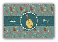 Thumbnail for Personalized School Band Canvas Wrap & Photo Print XXI - Dark Teal Background - Strings XII - Front View