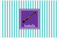 Thumbnail for Personalized School Band Placemat I - Teal Background - Oboe -  View