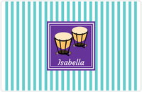 Thumbnail for Personalized School Band Placemat I - Teal Background - Timpani -  View