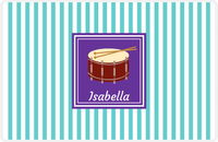 Thumbnail for Personalized School Band Placemat I - Teal Background - Snare -  View