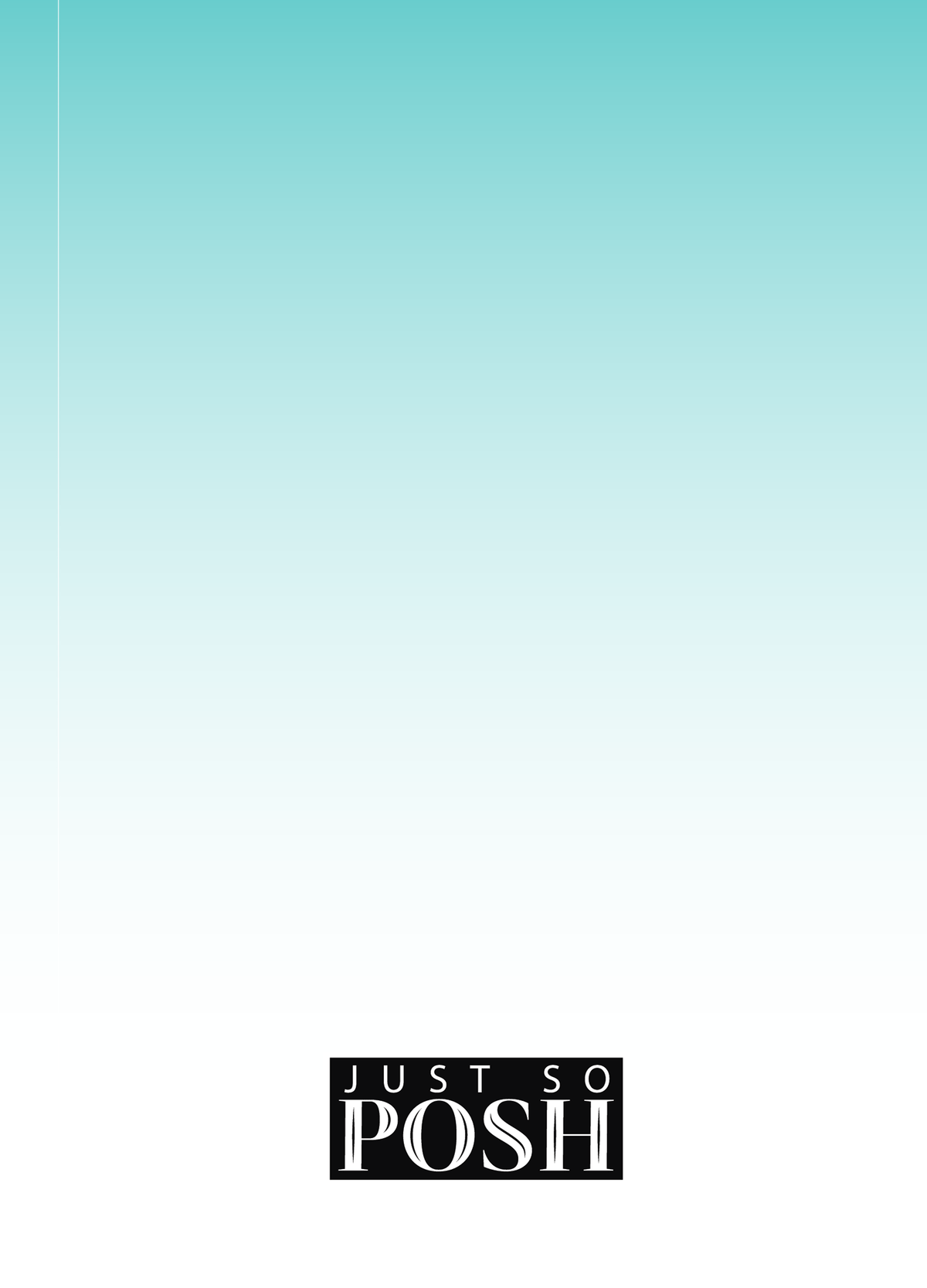 Personalized Skateboarding Journal I - Teal Background - Back View