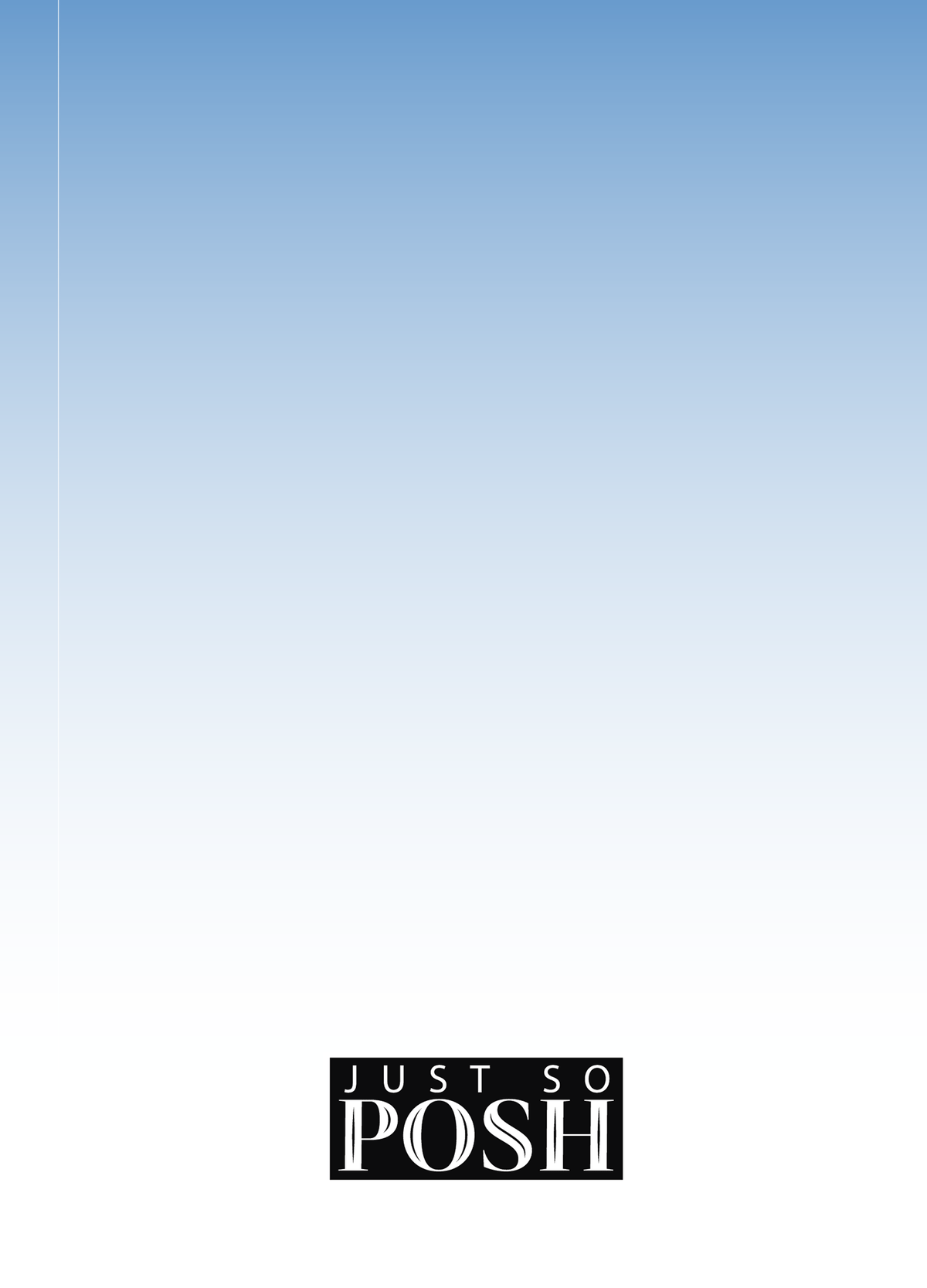 Personalized Skateboarding Journal I - Blue Background - Back View