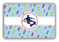 Thumbnail for Personalized Skateboarding Canvas Wrap & Photo Print IV - Skater Silhouette V - Front View