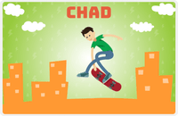 Thumbnail for Personalized Skateboarding Placemat II - Asian Boy -  View