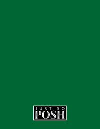 Thumbnail for Personalized Solid Color Notebook  - Green Background - Back View