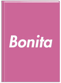 Thumbnail for Personalized Solid Color Journal - Pink Background - Front View