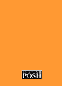 Thumbnail for Personalized Solid Color Journal - Orange Background - Monogram - Back View