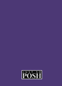 Thumbnail for Personalized Solid Color Journal - Purple Background - Name Over Initial - Back View