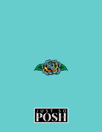 Thumbnail for Personalized Sugar Skulls Notebook - Teal Background - Back View