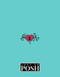 Thumbnail for Personalized Sugar Skulls Notebook - Teal Background - Back View
