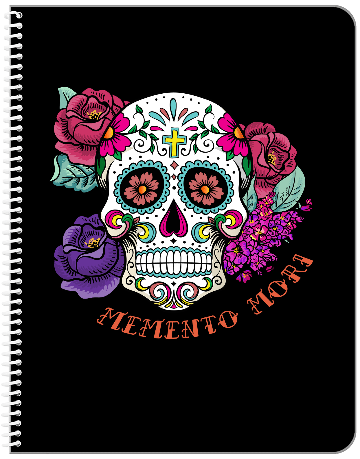 Sugar Skulls Notebook - Memento Mori - Front View