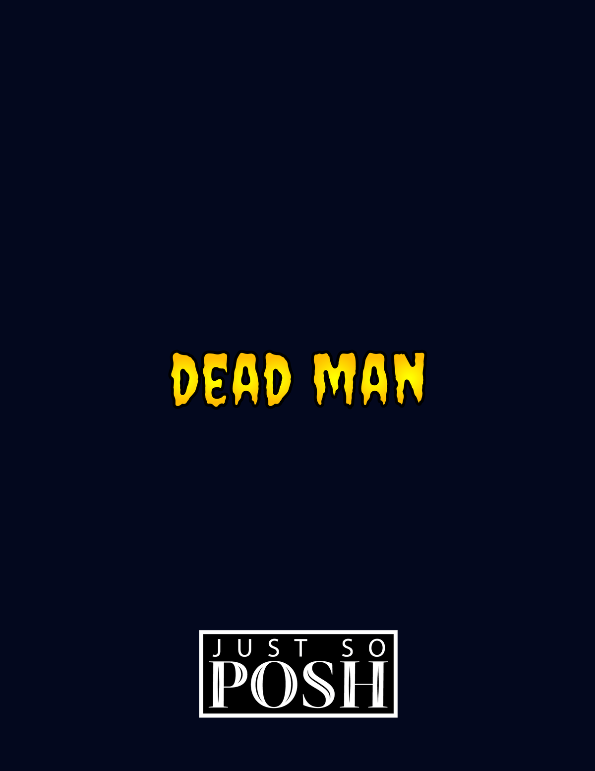 Personalized Sugar Skulls Notebook - Dead Man - Back View