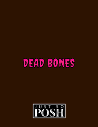 Thumbnail for Personalized Sugar Skulls Notebook - Dead Bones - Back View