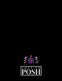 Thumbnail for Personalized Sugar Skulls Notebook - Black Background - Back View