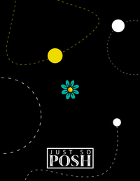 Thumbnail for Sugar Skulls Notebook - Black Background - Back View