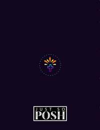 Thumbnail for Sugar Skulls Notebook - Purple Background - Back View