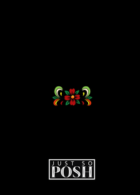 Thumbnail for Personalized Sugar Skulls Journal - Black Background - Back View
