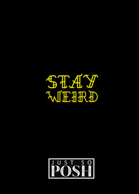 Thumbnail for Sugar Skulls Journal - Stay Weird - Back View