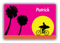 Thumbnail for Personalized Surfing Canvas Wrap & Photo Print VIII - Surfer Silhouette II - Front View