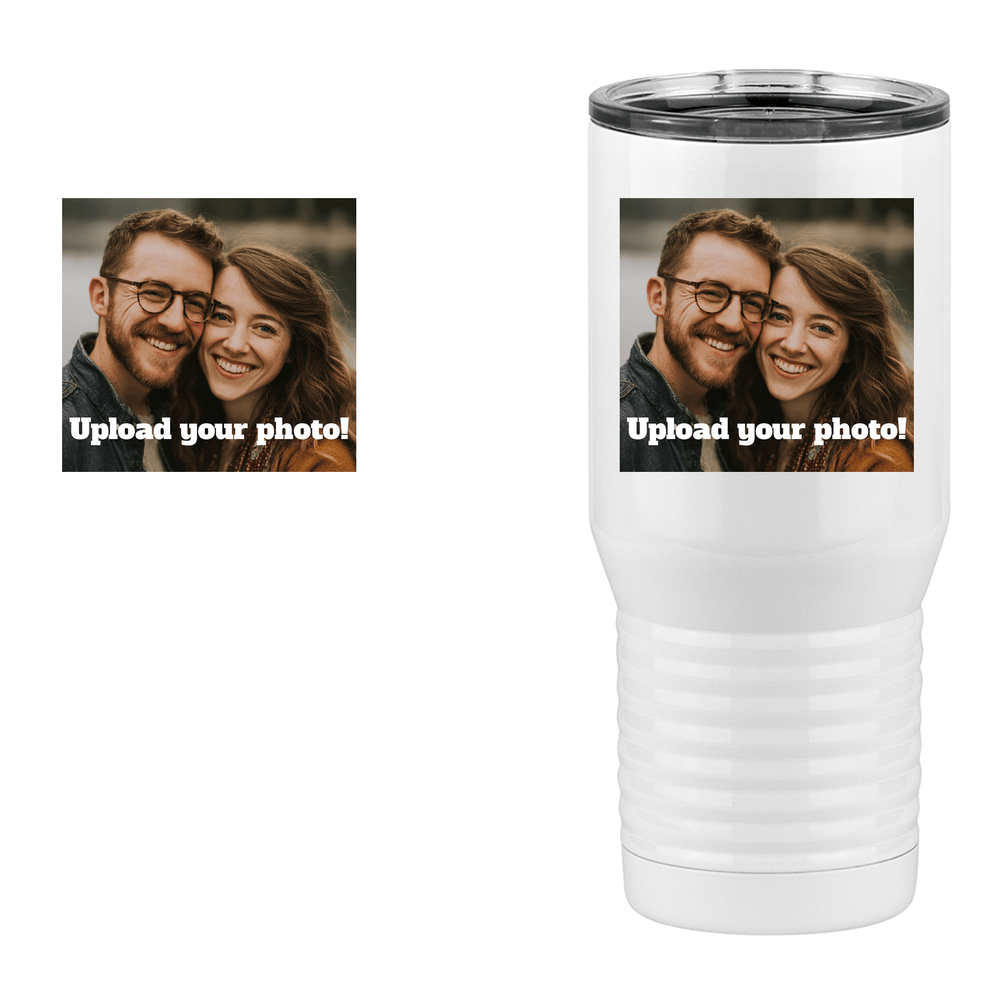 Personalized Tall Travel Coffee Mug (20 oz) - Upload Your Photo - Design View
