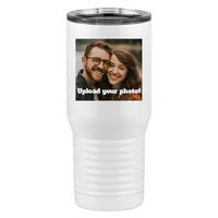 Thumbnail for Personalized Tall Travel Coffee Mug (20 oz) - Upload Your Photo - Left View