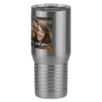 Thumbnail for Personalized Tall Travel Coffee Mug (20 oz) - Upload Your Photo - Front Left View