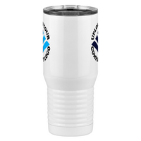 Thumbnail for Personalized Tall Travel Coffee Mug (20 oz) - Upload Your Logo - Front View