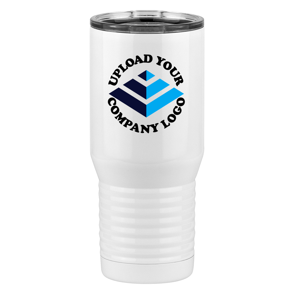 Personalized Tall Travel Coffee Mug (20 oz) - Upload Your Logo - Right View