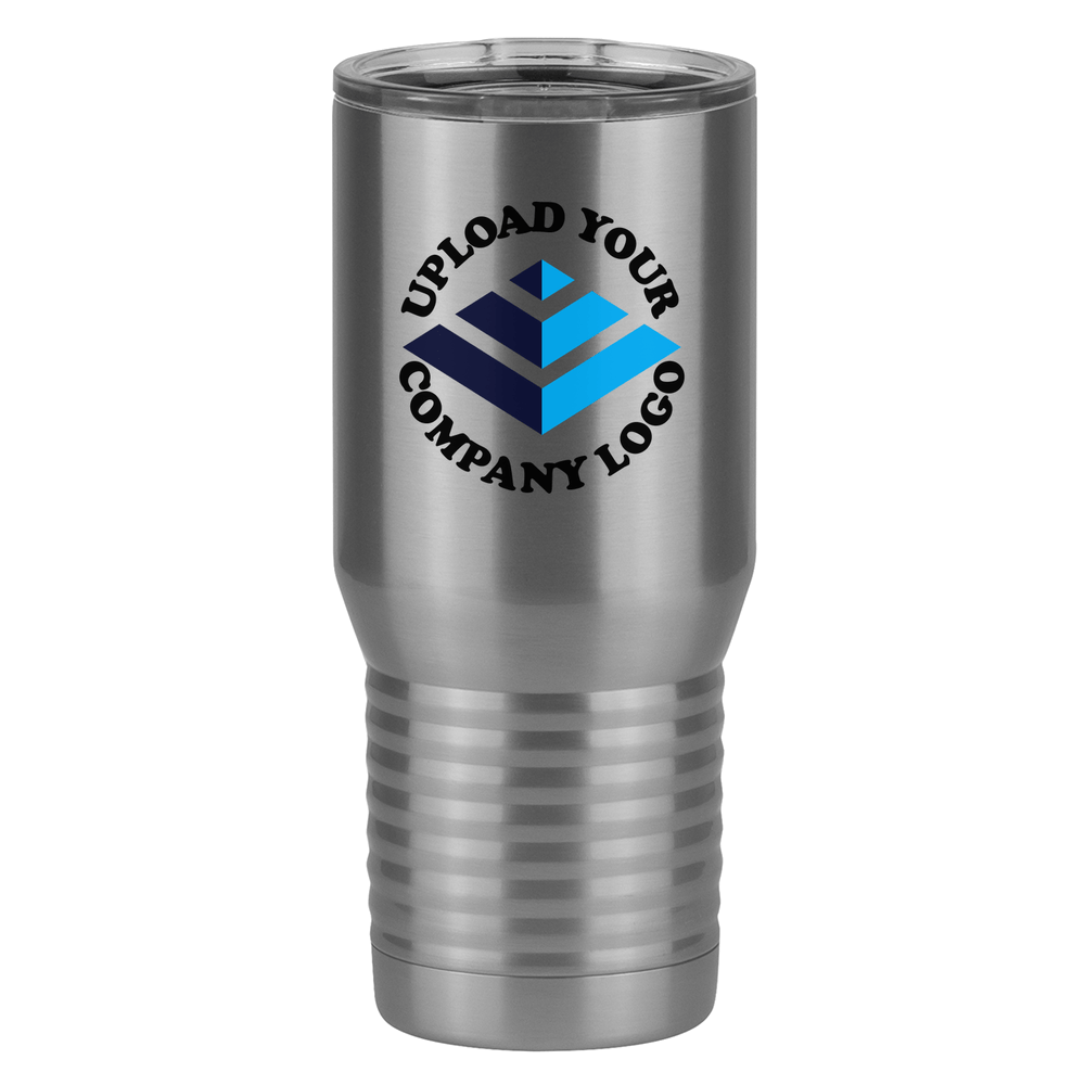 Personalized Tall Travel Coffee Mug (20 oz) - Upload Your Logo - Right View