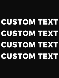 Thumbnail for Personalized T-Shirt - Black - Custom Text - Decorate View