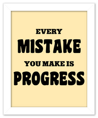 Thumbnail for Typography Motivational Wall Art – Inspirational Decor for Office, Bedroom, Desk, Living Room, Home, Positive Sayings, Mindset, Attitude, Therapy, Posters, Picture, Motivating Prints, Decorations - Front View