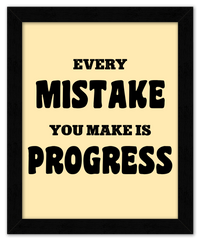 Thumbnail for Typography Motivational Wall Art – Inspirational Decor for Office, Bedroom, Desk, Living Room, Home, Positive Sayings, Mindset, Attitude, Therapy, Posters, Picture, Motivating Prints, Decorations - Front View