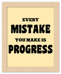 Thumbnail for Typography Motivational Wall Art – Inspirational Decor for Office, Bedroom, Desk, Living Room, Home, Positive Sayings, Mindset, Attitude, Therapy, Posters, Picture, Motivating Prints, Decorations - Front View