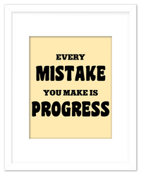 Thumbnail for Typography Motivational Wall Art – Inspirational Decor for Office, Bedroom, Desk, Living Room, Home, Positive Sayings, Mindset, Attitude, Therapy, Posters, Picture, Motivating Prints, Decorations - Front View