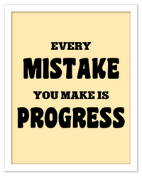 Thumbnail for Typography Motivational Wall Art – Inspirational Decor for Office, Bedroom, Desk, Living Room, Home, Positive Sayings, Mindset, Attitude, Therapy, Posters, Picture, Motivating Prints, Decorations - Front View