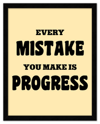 Thumbnail for Typography Motivational Wall Art – Inspirational Decor for Office, Bedroom, Desk, Living Room, Home, Positive Sayings, Mindset, Attitude, Therapy, Posters, Picture, Motivating Prints, Decorations - Front View