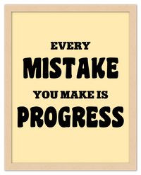 Thumbnail for Typography Motivational Wall Art – Inspirational Decor for Office, Bedroom, Desk, Living Room, Home, Positive Sayings, Mindset, Attitude, Therapy, Posters, Picture, Motivating Prints, Decorations - Front View