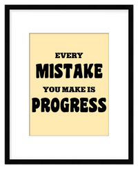 Thumbnail for Typography Motivational Wall Art – Inspirational Decor for Office, Bedroom, Desk, Living Room, Home, Positive Sayings, Mindset, Attitude, Therapy, Posters, Picture, Motivating Prints, Decorations - Front View