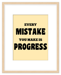 Thumbnail for Typography Motivational Wall Art – Inspirational Decor for Office, Bedroom, Desk, Living Room, Home, Positive Sayings, Mindset, Attitude, Therapy, Posters, Picture, Motivating Prints, Decorations - Front View