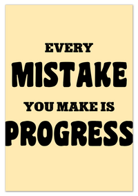 Thumbnail for Typography Motivational Wall Art – Inspirational Decor for Office, Bedroom, Desk, Living Room, Home, Positive Sayings, Mindset, Attitude, Therapy, Posters, Picture, Motivating Prints, Decorations - Front View