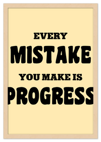 Thumbnail for Typography Motivational Wall Art – Inspirational Decor for Office, Bedroom, Desk, Living Room, Home, Positive Sayings, Mindset, Attitude, Therapy, Posters, Picture, Motivating Prints, Decorations - Front View