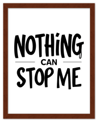 Thumbnail for Typography Motivational Wall Art – Inspirational Decor for Office, Bedroom, Desk, Living Room, Home, Positive Sayings, Mindset, Attitude, Therapy, Posters, Picture, Motivating Prints, Decorations - Front View