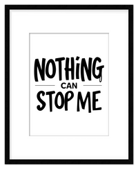 Thumbnail for Typography Motivational Wall Art – Inspirational Decor for Office, Bedroom, Desk, Living Room, Home, Positive Sayings, Mindset, Attitude, Therapy, Posters, Picture, Motivating Prints, Decorations - Front View