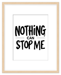 Thumbnail for Typography Motivational Wall Art – Inspirational Decor for Office, Bedroom, Desk, Living Room, Home, Positive Sayings, Mindset, Attitude, Therapy, Posters, Picture, Motivating Prints, Decorations - Front View