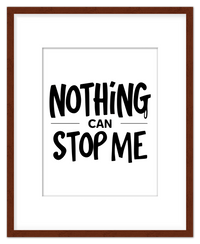 Thumbnail for Typography Motivational Wall Art – Inspirational Decor for Office, Bedroom, Desk, Living Room, Home, Positive Sayings, Mindset, Attitude, Therapy, Posters, Picture, Motivating Prints, Decorations - Front View