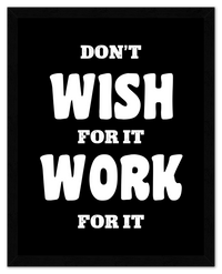 Thumbnail for Typography Motivational Wall Art – Inspirational Decor for Office, Bedroom, Desk, Living Room, Home, Positive Sayings, Mindset, Attitude, Therapy, Posters, Picture, Motivating Prints, Decorations - Front View