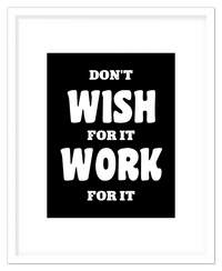 Thumbnail for Typography Motivational Wall Art – Inspirational Decor for Office, Bedroom, Desk, Living Room, Home, Positive Sayings, Mindset, Attitude, Therapy, Posters, Picture, Motivating Prints, Decorations - Front View