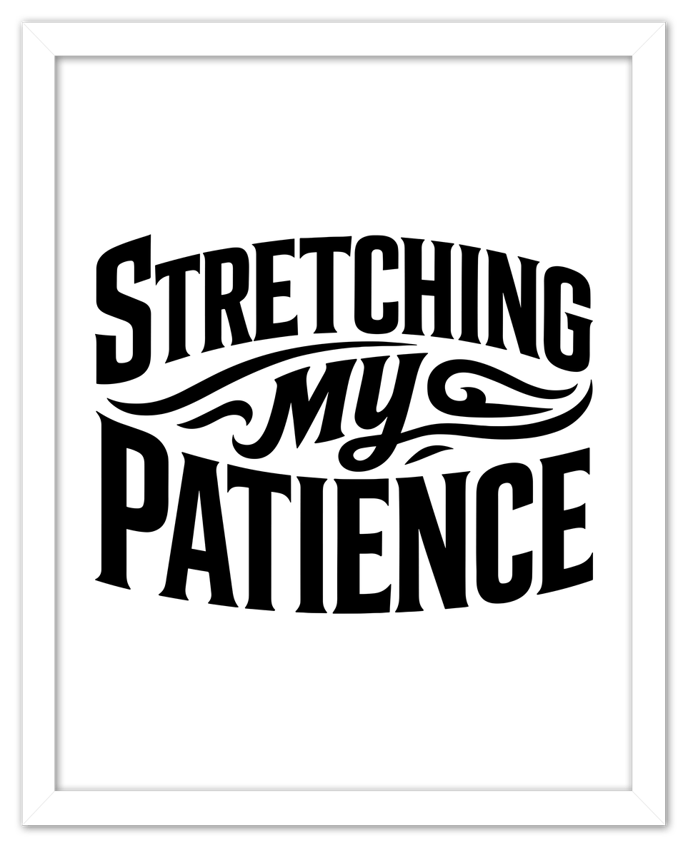 Typography Motivational Wall Art – Inspirational Decor for Office, Bedroom, Desk, Living Room, Home, Positive Sayings, Mindset, Attitude, Therapy, Posters, Picture, Motivating Prints, Decorations - Front View