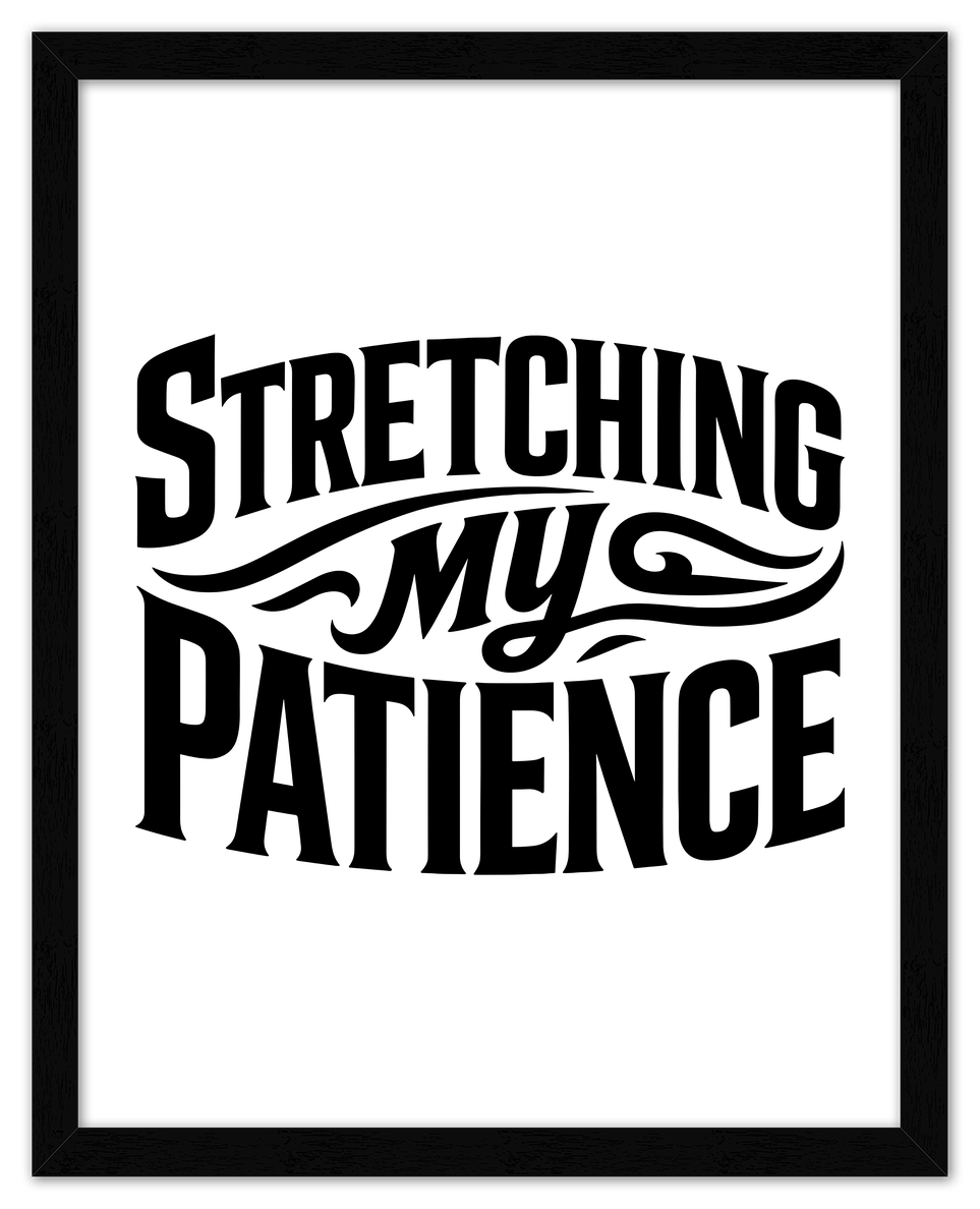 Typography Motivational Wall Art – Inspirational Decor for Office, Bedroom, Desk, Living Room, Home, Positive Sayings, Mindset, Attitude, Therapy, Posters, Picture, Motivating Prints, Decorations - Front View