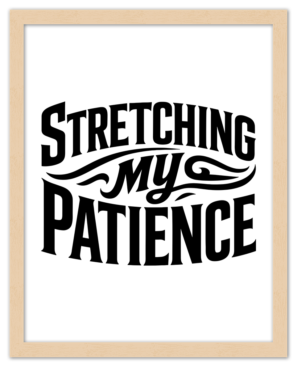 Typography Motivational Wall Art – Inspirational Decor for Office, Bedroom, Desk, Living Room, Home, Positive Sayings, Mindset, Attitude, Therapy, Posters, Picture, Motivating Prints, Decorations - Front View